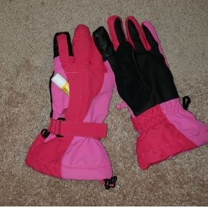Lands end girls medium snow gloves